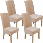 Colorxy Spandex kangast Stretch s&ouml;&ouml;gitool Slipcovers Home Decor Art Deco 4-Large Beige