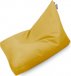 HAPPERS Pyramid Bean Bag XL Faux Leather Mustard Interior