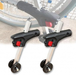 LITEMATIRA 2 x Electric Wheelchair Anti-tilt Wheels for 7/8" Hoses Assembly Replacement Accessories