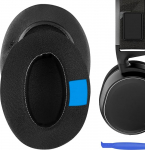 Geekria Sport Cooling Gel-Infused Cloth Asendusk&otilde;rvapadjad SteelSeries Arctis 3 Arctis 5 Arctis 7 Arctis 9X Arctis PRO k&otilde;rvaklappidele, k&otilde;rvapadjad, k&otilde;rvapatjade asendamine