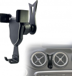 Mobiiltelefoni hoidja auto &uuml;hildub Benz GLA (2015-2019 CLA (2013-2019), auto &otilde;huventilatsiooni magnetiline alumiiniumsulamist hoidja 360 kraadiga iPhone 17 16 16 15 14 14 13 12 nutitelefonile