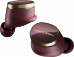 Bowers & Wilkins Pi8 Wireless True Wireless aktiivse m&uuml;rasummutusega k&otilde;rvaklapid Bluetooth AptX laadimiskohver koos juhtmevaba heli&uuml;lekandega - tumepunane burgundia