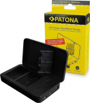 PATONA Dual Charger for NP-FZ100 FZ100 Batteries, Power Bank Function and Memory Card Storage Compatible with Sony Alpha FX3 FX30 A1 A9 A9II A7RIII A7RIV A7SIII A7III A7IV A6600 A7C ZV-E1 BC-QZ1