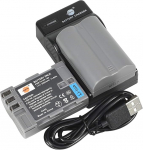 DSTE NP-150 Li-ion Battery (2-Pack) and Micro USB Charger Suit Compatible with Fuji FinePix S5 Pro, FinePix is Pro