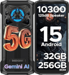 DOOGEE Blade 20 Play AI 5G Android 15 v&auml;litelefoni ilma lepinguta, Dimensity 7050, 10300mAh/33W, 32GB + 256GB + 2TB v&auml;litingimustes kasutatav nutitelefon, 125dB k&otilde;lar, 50MP + 20MP &ouml;&ouml;n&auml;gemine, 6,6-tolline HD+