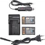 DSTE&reg; asendusaku ja DC36E reisilaadija &uuml;hildub JVC BN-VF823U GS-TD1 GY-HM70U GY-HM100U GY-HM150U GZ-HMZ1U GZ-MG230 GZ-MG255 GZ-MG275 GZ-MG330 GZ-MG330 GZ-MG330 GZ-MG333333 2 tk pakendis