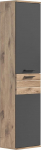 xonox.home - Mason Tall Cabinet 37 x 152 x 24 cm Front Basalt Grey Nb Body Nox Oak Nb - rippuv vannitoakapp Kitsas vannitoakapp - kaasaegne, ruumis&auml;&auml;stlik ja funktsionaalne