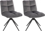 Home Deluxe - Noda s&ouml;&ouml;gitoa toolid, 2 tk, v&auml;rv: Toolid: helehall, 360 kraadi p&ouml;&ouml;ratav, pehme polster, maksimaalne koormus 120 kg, k&ouml;&ouml;gitool, s&ouml;&ouml;gitoatoolid