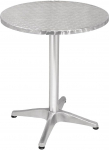 Bolero U425 &uuml;mmargune bistroolaua, roostevabast terasest, 600 mm l&auml;bim&otilde;&otilde;duga