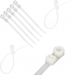TERF&reg; Kabelbinder mit Schraubbefestigung, 110 mm x 2,5 mm, Premium-Nylon, sicherer selbstschlie&szlig;ender Mechanismus, Kunststoffbinder f&uuml;r Zuhause, B&uuml;ro, Garten, Garage, Werkstatt, Lager, Heimwerker