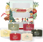 Yankee Candle j&otilde;ulul&otilde;hnak&uuml;&uuml;nlad kinkekomplekt, 6 t&auml;idetud minik&uuml;&uuml;nla, Apr&egrave;s Ski kollektsioon, t&auml;iuslikud j&otilde;ulukingitused naistele