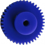 Motorritzel aus Kunststoff, 1M 16T, zylindrisches Stirnrad, blau, Nylon, Verschiedene Bohrungsgr&ouml;&szlig;en, M4-Schraube, Lenkungsteile(5MM BORE)