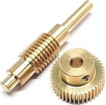 0,5 Modul Kupfer Turbinen-Schneckengetriebe, 1 Kopf, rechtsdrehend, verschiedene Gr&ouml;&szlig;en(1 kuni 20 suhe 4mm bore)