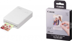 Canon Selphy QX20 White + XC-20L Vol. 20 Colour Ink/Label Set