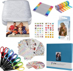 HP Sprocket Portable 2x3 Inch Instant Photo Printer (valge) Scrapbooking komplekt