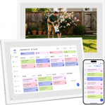10,1-tolline digitaalne kalender, elektrooniline kalender 32 GB, 1080P Full HD digitaalne p&auml;evik puuteekraaniga, majapidamise planeerija, digitaalne pildiraam (lauale)