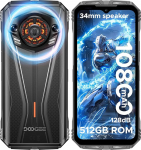 DOOGEE S Punk Pro v&auml;ljas mobiiltelefon 20GB + 512GB/2TB, 128dB k&otilde;lar, 10800mAh/33W v&auml;ljas nutitelefon ilma lepinguta Android 14, 6,6-tolline FHD + ehitusplatsil kasutatav mobiiltelefon LED valgusefektiga
