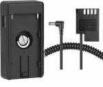 NP-F aku adapterplaat koos DMW-DCC12 BLF19 dummy akukomplektiga Panasonic DMC-GH3 GH4 GH3 GH4K GH5 jaoks
