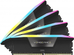 CORSAIR Vengeance RGB DDR5 RAM 128GB (4x32GB) kuni 5600MHz CL40 Intel XMP 3.0 lauaarvuti m&auml;lu - must (CMH128GX5M4B5600C40)