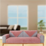 VVLXRIC diivanikatte t&auml;iskomplekt, diivanir&auml;tik, mittekahanev kaitsekate diivanile, vilditud lemmikloomade kate, lapsed, kassid, koerad, roosa, 110 x 110 cm.