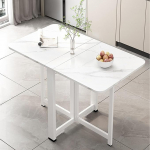 Multifunktsionaalne kokkupandav s&ouml;&ouml;gilaud k&ouml;&ouml;gi, s&ouml;&ouml;gitoa, kaardim&auml;ngude, r&otilde;du ja pidude jaoks, kokkuvolditav ja kokkupandav ruudukujuline laud (A120 x 70 x 75 cm)