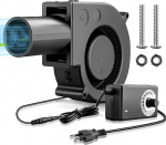 Tsentrifugaalventilaator 12 V, turbiinventilaator, 220 V jahutusventilaator kontrolleriga kodumasinatele, puhurventilaator, 12 V ventilaator, grillventilaator, turbiinventilaator kaminale, piknikule, telkimisele, grillimisele, jahutusele