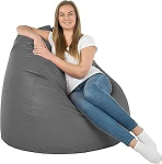 Italpouf , XXL suurus Bean Bag, Giant Bean Bag, Indoor, Faux Leather, Bean Bag tool lastele ja t&auml;iskasvanutele, EPS helmedega t&auml;itmine, sertifitseeritud, Hall