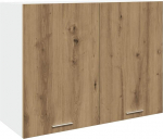 vidaXL Lyon Artisan Tammepuust seinakapp, 80 x 31 x 60 cm, puitmaterjal, k&ouml;&ouml;gikapp, paigaldatud k&ouml;&ouml;k, k&ouml;&ouml;gikapp, k&ouml;&ouml;gim&ouml;&ouml;bel, &uuml;lemine kapp, k&ouml;&ouml;gikapp