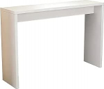 SYXHJTFZ Kitsas puidust konsoollaud, kaasaegne talum&ouml;&ouml;bel, kitsastele ruumidele, sissep&auml;&auml;sualale, koridorile, elutuppa, t&ouml;&ouml;stusdisainile (valge, 39,4 x 11,8 x 31,5 tolli)