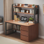 Home-Office-Computertisch mit 3 Schubladen, Gaming-Schreibtisch mit Ablagen, moderner Arbeitsplatz f&uuml;r Schlafzimmer oder Arbeitszimmer, stilvoller Arbeitsschreibtisch f&uuml;r Produktivit&auml;t