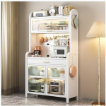 Kaasaegne konsoollaud ristk&uuml;likukujulise alusega, seinapindade, k&uuml;lgkoridoride, esiku, valge 5-korruseline pagaririiul sahtliga, reguleeritava riiuliga ja suure mahutavusega, k&ouml;&ouml;k