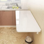 Klapptisch Platzsparender, wandmontierter Klappschreibtisch, kompakter Klapptisch f&uuml;r kleine R&auml;ume, multifunktionaler schwebender Schreibtisch, einfache Installation, perfekt f&uuml;r das Homeoff