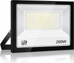 YZYFACAI 200 W LED v&auml;livalgusti, Super Bright 20,000 LM LED Spotlight, 7000 K Cool White Spotlight, IP67 veekindel v&auml;livalgusti, tagahoovile, hoovile, sisses&otilde;iduteele, garaažile, koridorile