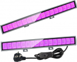 Eleganted 2 x 36 W UV Bar Black Light Lamp 64 LEDs UV Light Tube with Plug UVA 385-400 nm Black Light Floodlight IP66 Waterproof Fluorescence Black Light Spotlight for Party Disco Halloween