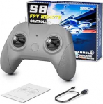 STARDRONE S8 RC Flugsimulator Controller 8 Kanal FPV Drohnen-Fernbedienung f&uuml;r Realistische Flugsimulation (Modus 2) Kompatibel mit Beliebten Simulatoren Plattformen Anf&auml;nger Professionelle (hall)