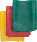 TheraBand 1,50m | Fitnessband | Gymnastikband | Stretchband f&uuml;r Ganzk&ouml;rpertraining | Widerstandsband | Training Bands f&uuml;r Zuhause | Fitness Zubeh&ouml;r | 100% Naturlatex