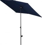 Grand patio r&otilde;du p&auml;ikesevarju Press Stud Tilt, 6 ribi, aiavarju, terrassivarju murule, terrassile, tagahoovile, basseinile, UV kaitse 50+, 183 cm x 134 cm, ristk&uuml;likukujuline, tumesinine, meresinine