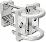 KDR roostevabast terasest p&auml;ikesevarju hoidik - R&otilde;dupiirdele m&otilde;eldud hoidik &uuml;mmarguse ja ruudukujulise r&otilde;dule - kuni 300 cm l&auml;bim&otilde;&otilde;duga p&auml;ikesevarjudele - topeltkinnitusega ja hoidiku kaitsega - koos paigaldusmaterjaliga