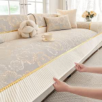 Diivanikate, diivanikate 1, 2, 3, 4 istekohaga, &scaron;enill diivanikate, kriimustuskindel koera-kassi diivanikaitse, libisemisvastane diivanikate U-kujulisele, L-kujulisele diivanile (Hall, 90 x 180 cm)