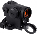 ToopMount Optical Rifle Scope Illuminated Red Dot Visor 1 x 24 mm Waterproof with Optical Anti-Reflective Coating Adjustable for Outdoor Sports Games