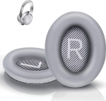 Asendatavad k&otilde;rvapadjad Bose Quietcomfort 35 k&otilde;rvaklappidele - &uuml;hilduvad QC 45 QC35 ii QC25 QC15 Ae2 Ae2i k&otilde;rvaklappidega Mugav ja vastupidav (h&otilde;bedane)