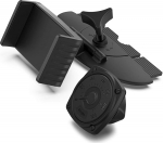 Ringke 2 in 1 CD-pesa autokinnitus Premium reguleeritav universaalne telefonikinnitus tugeva magneti ja klambriklambriga hoidik nutitelefonile, tahvelarvutile ja teistele pihuarvutitele - must