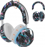 WC ShellZ XM5 - kaitsev k&otilde;rvaklappide v&auml;liskest ja k&otilde;rvaklapi katted Sony WH1000XM5 jaoks Wicked Cushions poolt | Valmistatud kvaliteetsest silikoonist | 90ndate aastate must