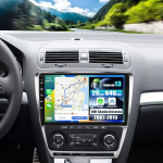 SIXWIN 2+64G Android 13 autoraadio Volkswagen Skoda Octavia 2007-2013 koos Carplay & Android Car, 10,1-tolline mahtuvuslik puuteekraan koos WiFi GPS Bluetooth RDS/FM EQ + Canbus + tagurduskaamera