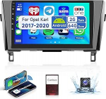 2G & 64G 9-tolline Android autoraadio Nissan Qashqai 2016/Nissan X-Trail 2017 koos Carplay Android Car Wireless, puuteekraaniga Bluetooth HiFi/RDS/FM raadio, WiFi Navi/AHD tagurduskaamera/CANBUSiga
