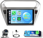 Roinvou 4+128G Android 15 autoraadio Peugeot 301 / Citroen Elysee 2013-2018 traadita Carplay Android auto, 9-tolline autoraadio Incell puuteekraaniga GPS-navigatsiooniga Bluetooth EQ WiFi RDS FM SWC