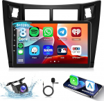 [6G+128G] 8-tuumaline Android autoraadio Toyota Yaris 2005-2011 juhtmevaba Carplay Android autole, Hodozzy Radio 9-tolline puuteekraan Bluetooth GPS navigatsiooniga WiFi USB DSP FM / RDS raadio tagurdamine