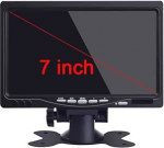 7-tolline k&otilde;ikeh&otilde;lmav tagurdusmonitor tagurdus- ja esikaamera jaoks, 12-24 Volt, kaamera toide, pildi peegeldamine, 2 videosisendit, E-hindamine, Transporter, k&auml;mping, veoauto, Select Series