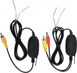 Auto tagurduskaamera saatja + vastuv&otilde;tja komplekt, 2.4G traadita auto tagavarakaamerad MP5 DVD signaalide vastuv&otilde;tja video saatja suurtele s&otilde;idukitele, v&auml;ikestele veoautodele, autodele ja haagissuvilatele jne (must).