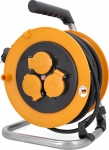 as - Schwabe kaablirull 25 m - V&auml;litingimustes - 3 sisseehitatud pistikupesa hingedega - &uuml;lekuumenemiskaitse - seisupidur - 230 V/16 A/3500 W - kaablijuhtimine - Made in Germany - IP44 - oranž, 11482